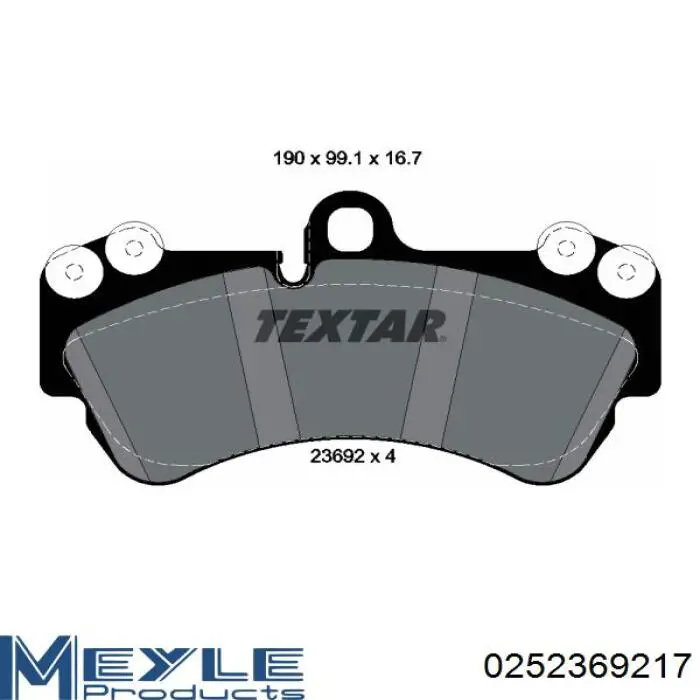 7L0698151Q Mercedes pastillas de freno delanteras