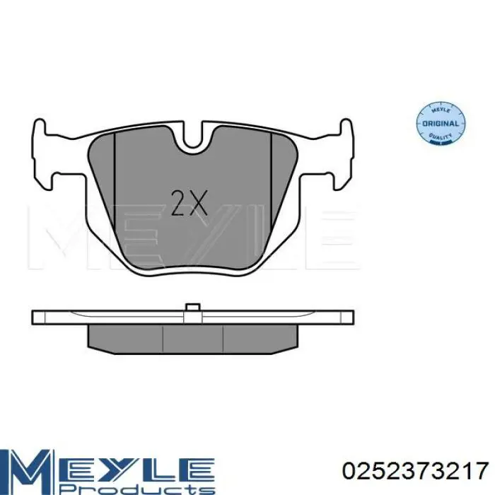  Pastillas de freno traseras para BMW 5 E60