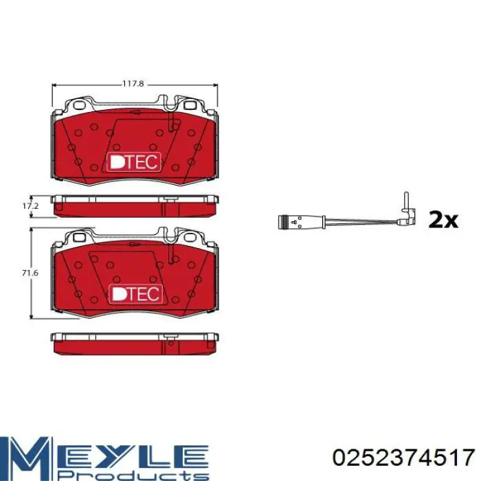  Pastillas de freno delanteras para Mercedes CLS C219