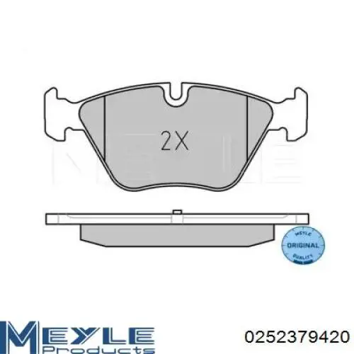 34112339268 BMW pastillas de freno delanteras