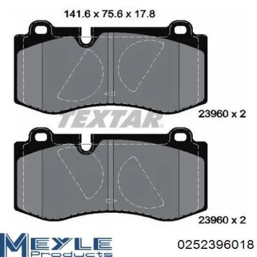  Pastillas de freno delanteras para Mercedes S W221