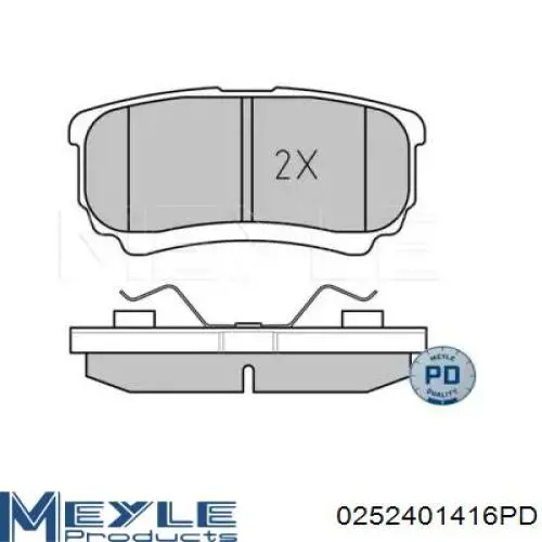 K05191271AA Fiat/Alfa/Lancia pastillas de freno traseras