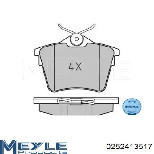  Pastillas de freno traseras para Peugeot 607 9D, 9U