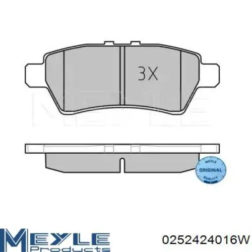  Pastillas de freno traseras para Nissan Pathfinder R51M