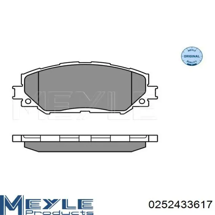  Pastillas de freno delanteras para Toyota Auris E15