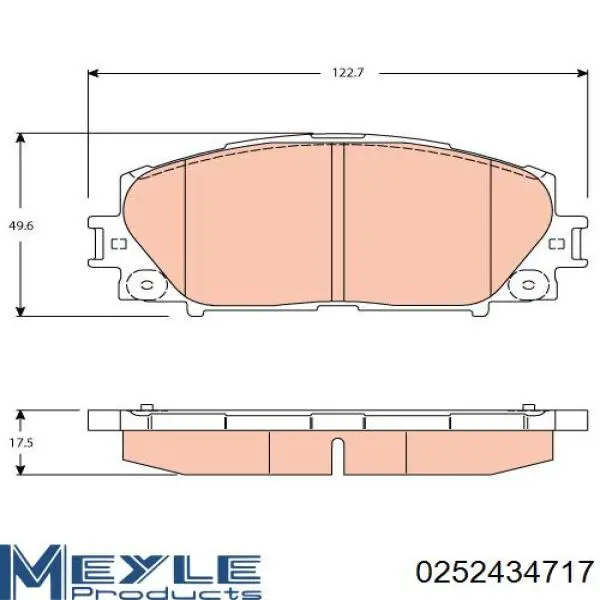 PKF-014 Parts-Mall pastillas de freno delanteras