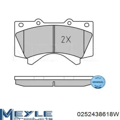 044650C020 Land Rover pastillas de freno delanteras