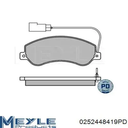 ME6C1J2K021AA Ford pastillas de freno delanteras