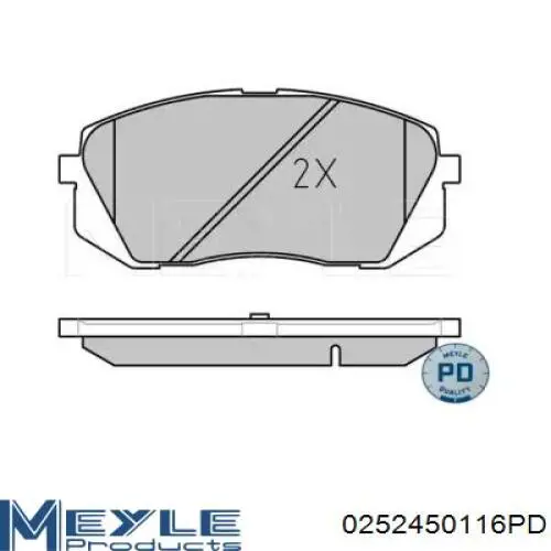  Pastillas de freno delanteras para Hyundai Tucson 3 