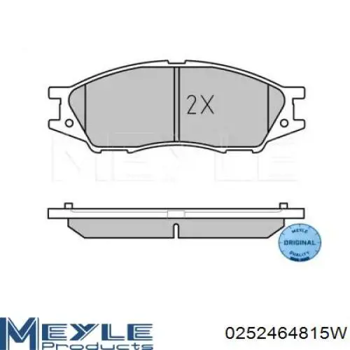  Pastillas de freno delanteras para Nissan Almera B10RS