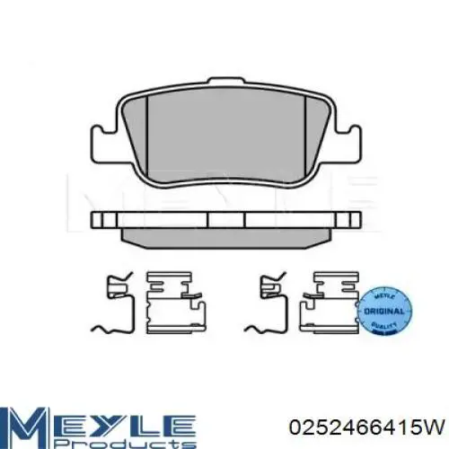  Pastillas de freno traseras para Toyota Corolla E12