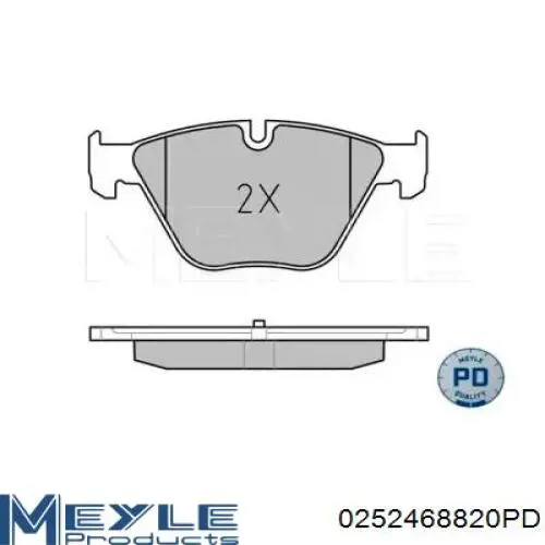  Pastillas de freno delanteras para BMW 7 F01, F02, F03, F04