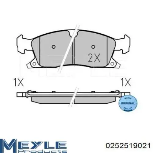 0074208120 Mercedes pastillas de freno delanteras