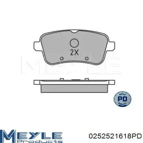 0064204020 Mercedes pastillas de freno traseras