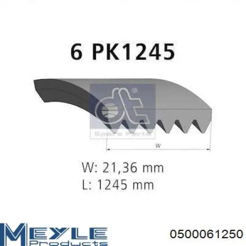 97385845 Opel correa trapezoidal