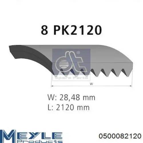 1803336 Scania correa trapezoidal