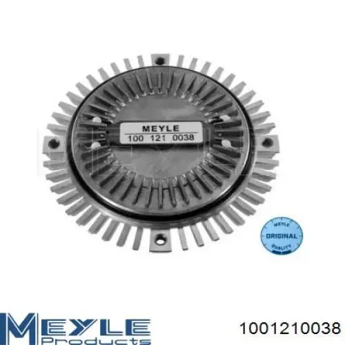 100 121 0038 Meyle embrague, ventilador del radiador