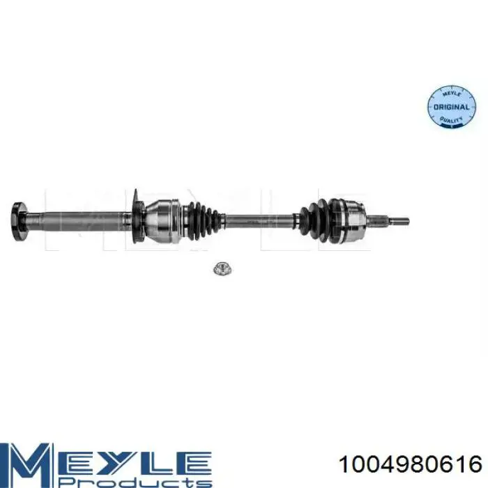100 498 0616 Meyle árbol de transmisión delantero derecho