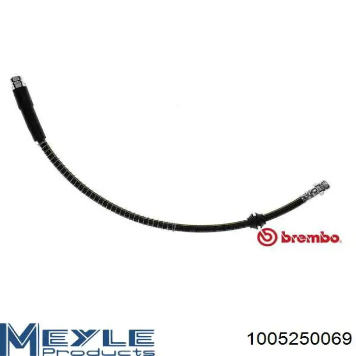 2K0611775D VAG tubo flexible de frenos trasero