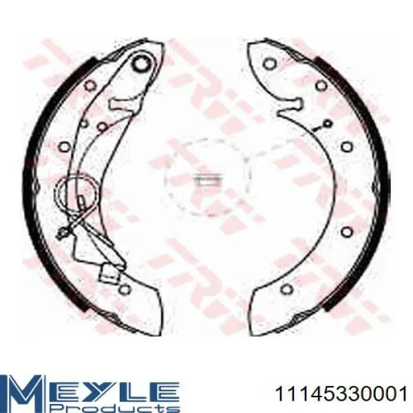  Zapatas de frenos de tambor traseras para Peugeot 405 1 