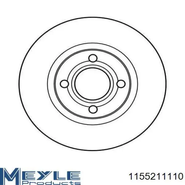 ADV184387 Blue Print freno de disco delantero