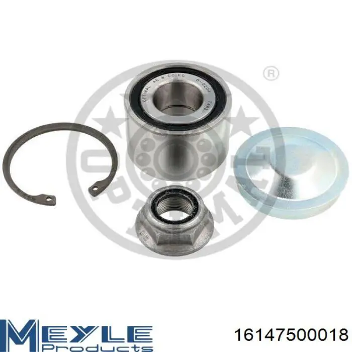  Cojinete de rueda trasero para Renault Kangoo KC0