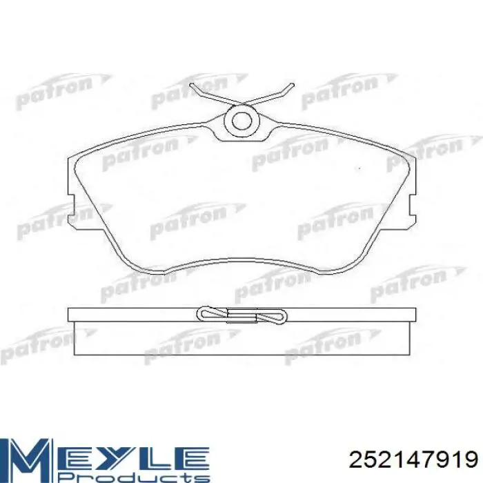  Pastillas de freno delanteras para Volkswagen Transporter 70XB, 70XC, 7DB, 7DW