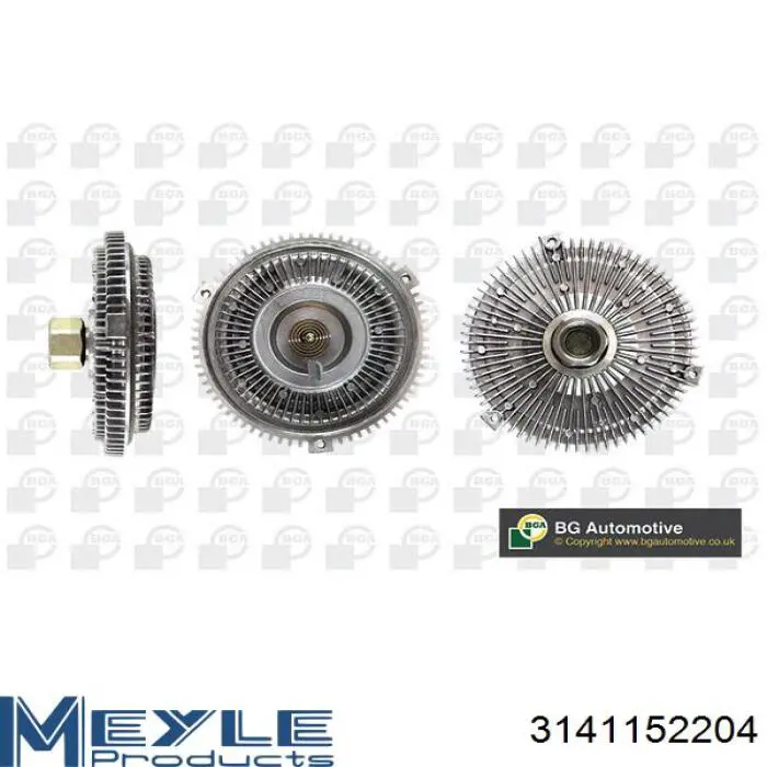  Embrague, ventilador del radiador para BMW X5 E53