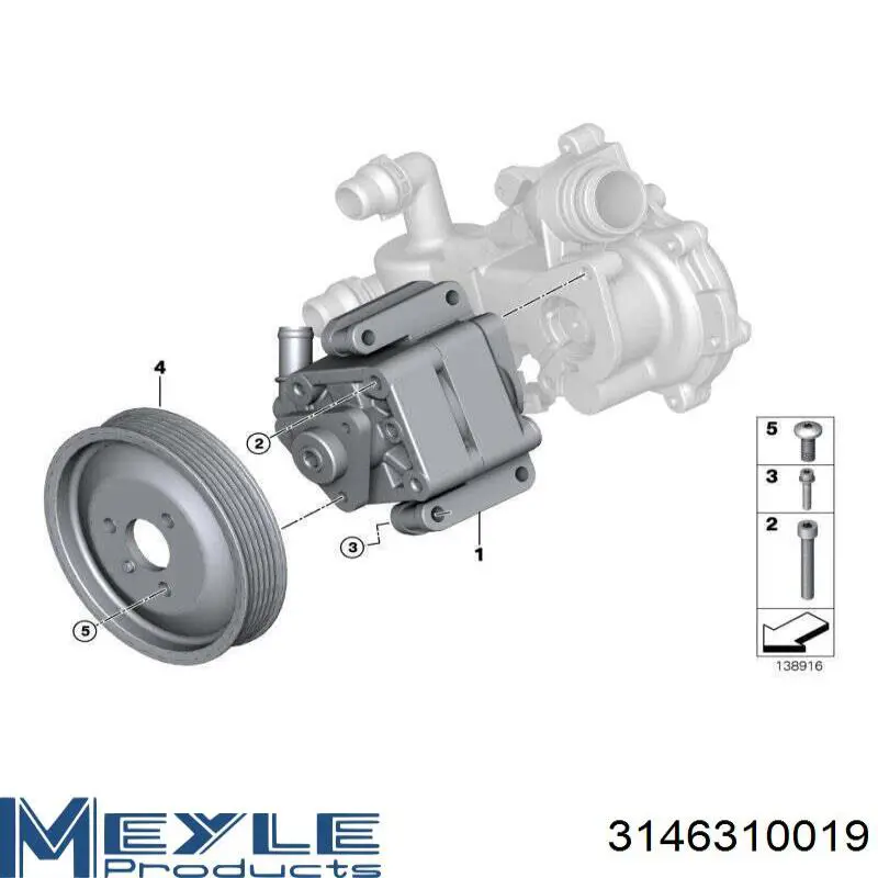  Bomba hidráulica de dirección para BMW X1 E84