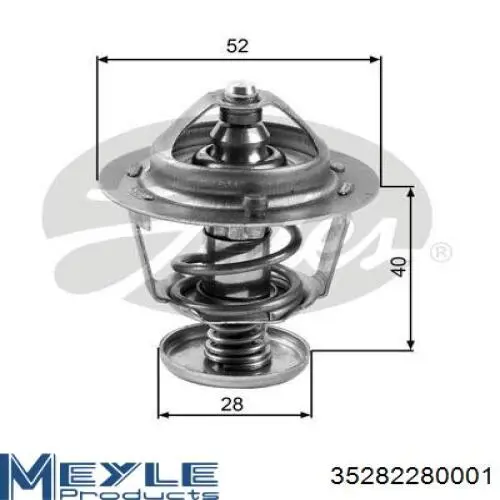 LF5015171 Mazda termostato, refrigerante