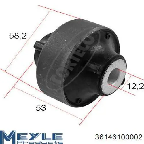 36-14 610 0002 Meyle silentblock de suspensión delantero inferior