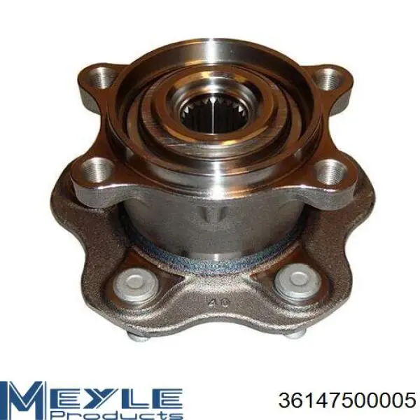  Cubo de rueda trasero para Nissan Qashqai 1 