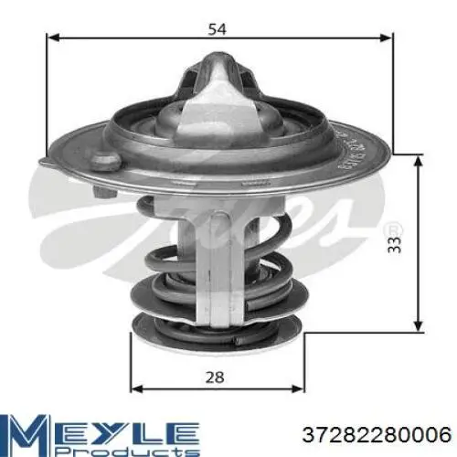  Termostato, refrigerante para KIA Ceed ED