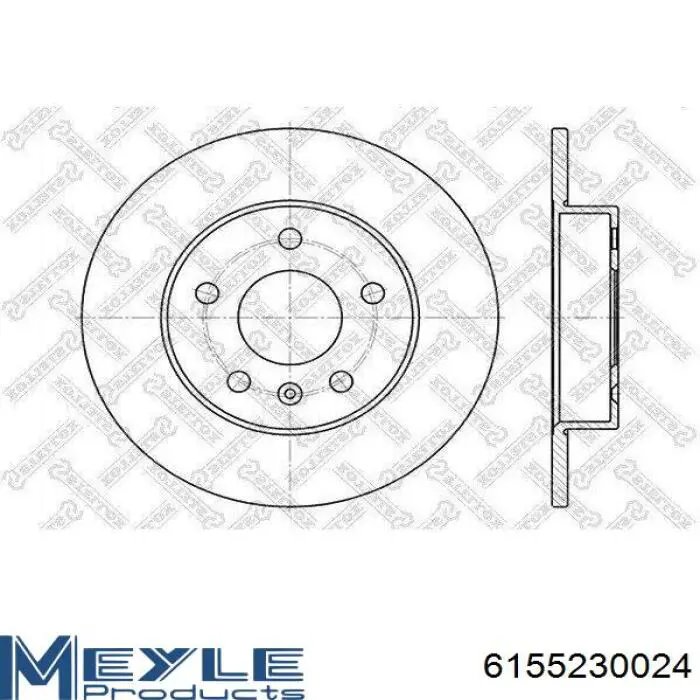  Disco de freno trasero para Opel Astra L67