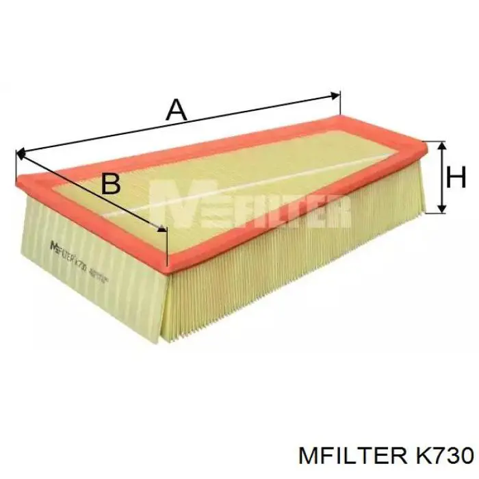 K730 Mfilter filtro de aire
