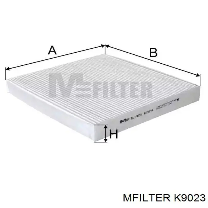 K9023 Mfilter filtro de habitáculo