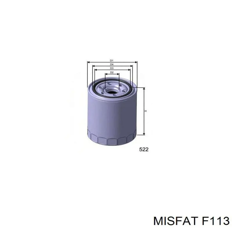 F113 Misfat filtro combustible