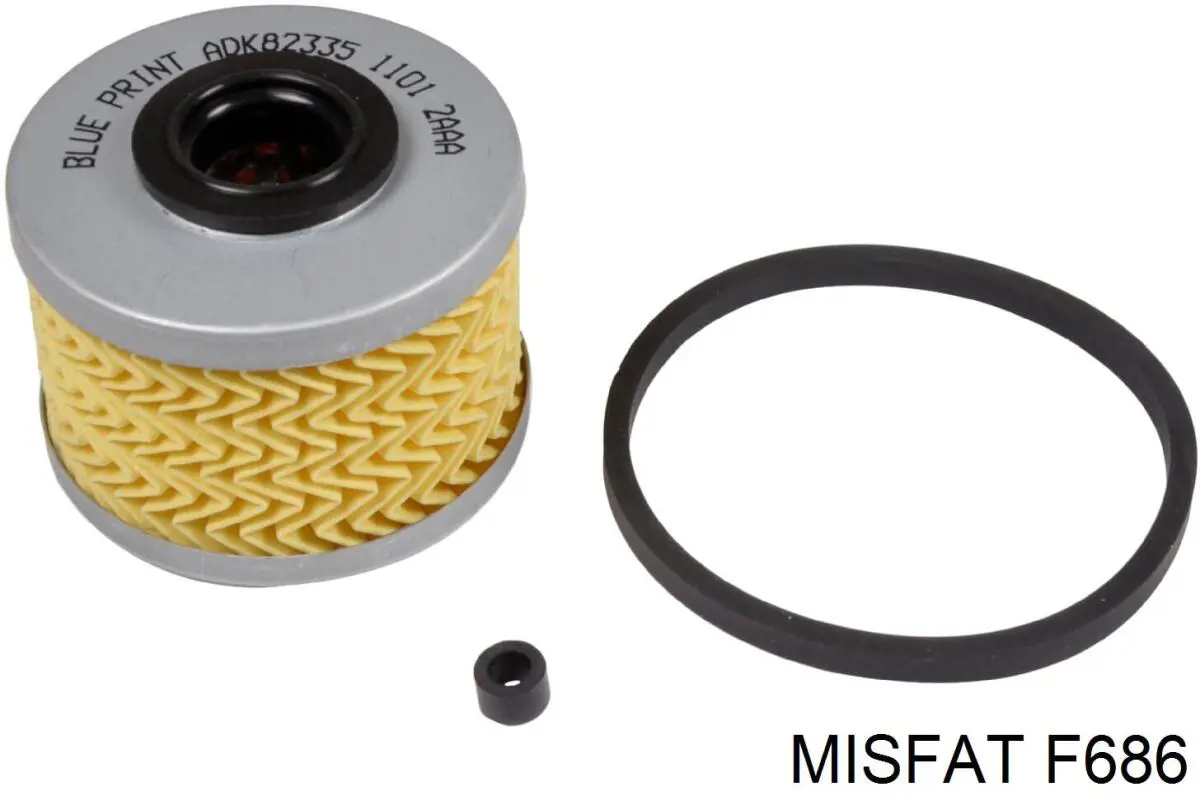 F686 Misfat filtro combustible