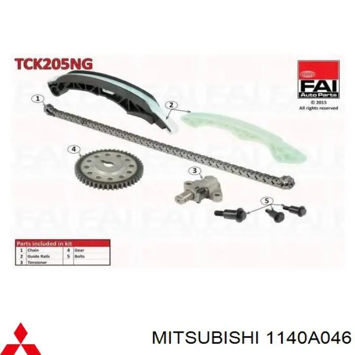 1140A046 Mitsubishi cadena de distribución