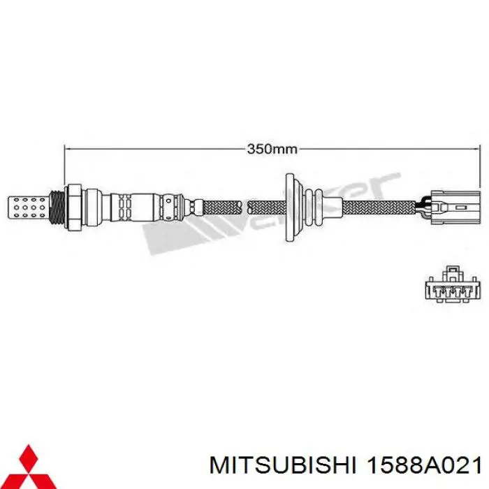 1588A021 Mitsubishi sonda lambda sensor de oxigeno post catalizador