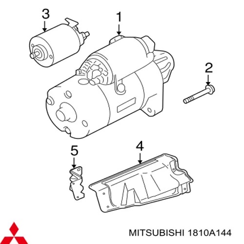  Bendix, motor de arranque para Mitsubishi Galant 9 