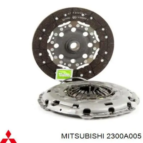 2300A005 Mitsubishi kit de embrague (3 partes)