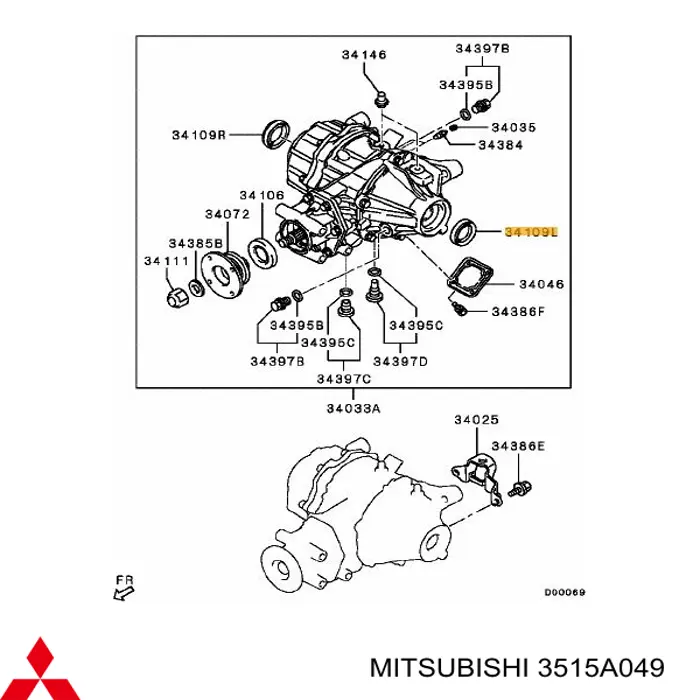 3515A049 Mitsubishi 