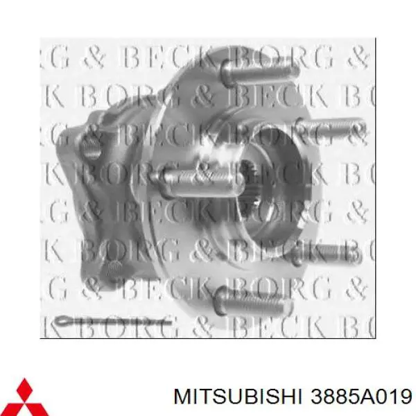 3885A019 Mitsubishi cubo de rueda delantero