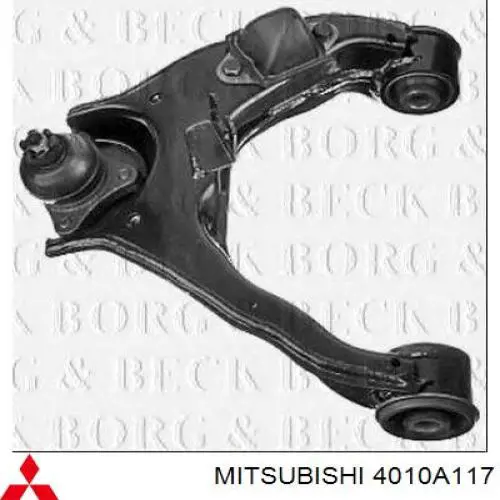 4010A117 Mitsubishi barra oscilante, suspensión de ruedas delantera, superior izquierda