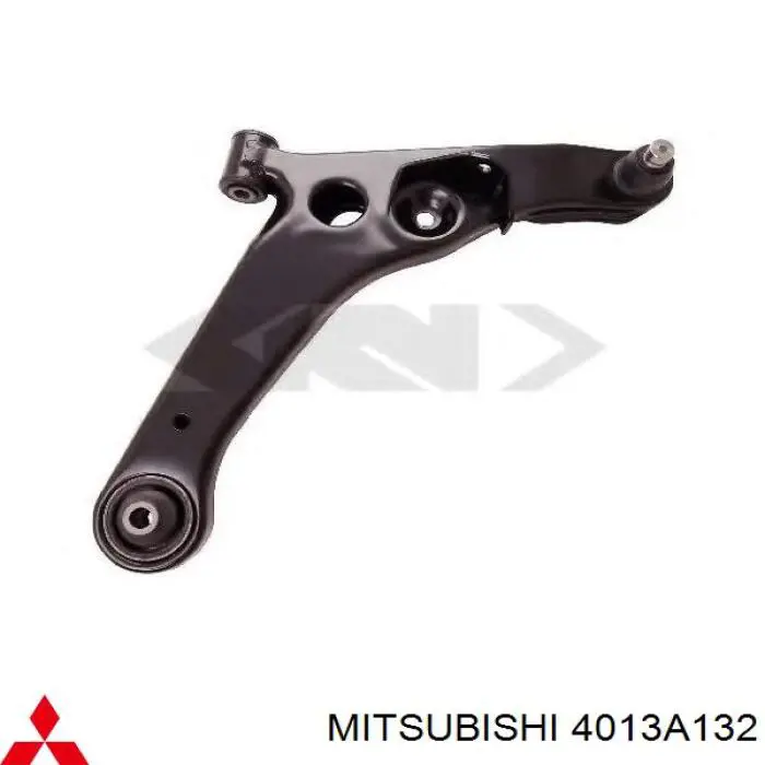 4013A132 Mitsubishi barra oscilante, suspensión de ruedas delantera, inferior derecha