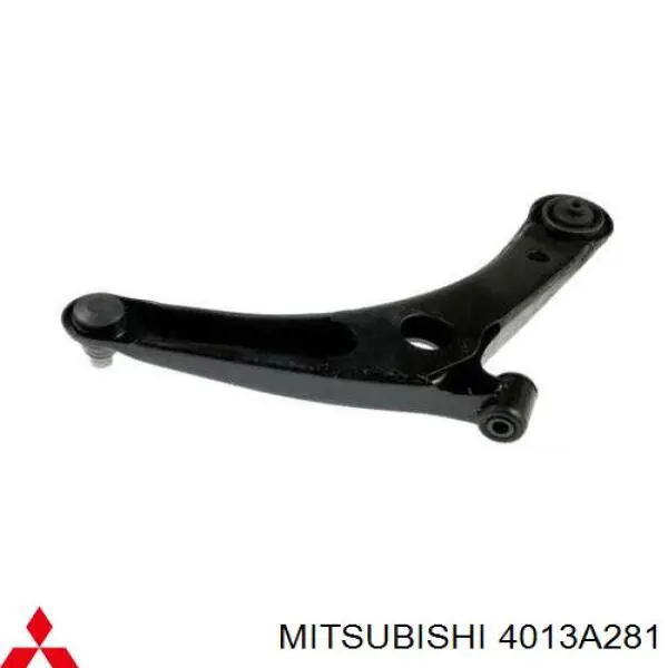 4013A281 Mitsubishi barra oscilante, suspensión de ruedas delantera, inferior izquierda