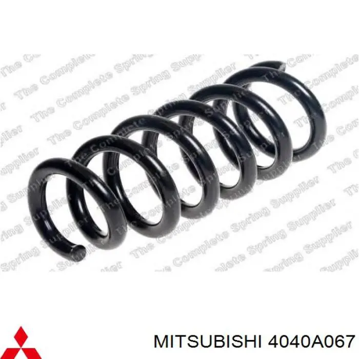 4040A067 Mitsubishi muelle de suspensión eje delantero