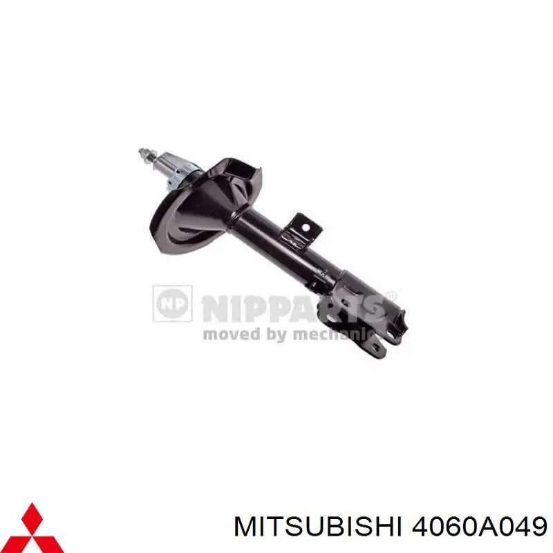 4060A049 Mitsubishi amortiguador delantero izquierdo