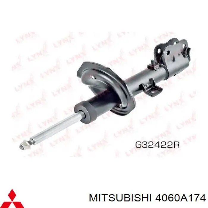 4060A174 Mitsubishi amortiguador delantero derecho